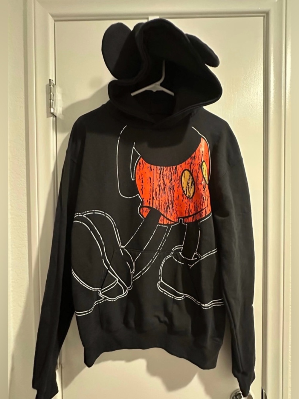 Disney Black Pullover Hoodie with Castle Logo